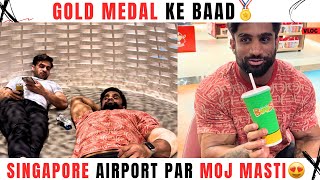 Gold Medal Ke Sath Ghar Vapsi✈️ Meri Life Ka Sabse Mehnga Juice🤐 Nitin Chandila [upl. by Aholah248]