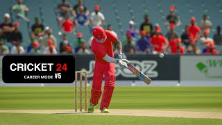 Cricket 24 Career Mode 5 [upl. by Lleroj]