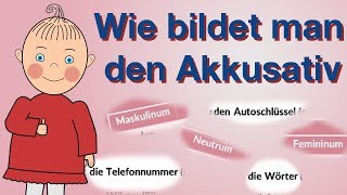 Akkusativ Wie bildet man den Akkusativ  Deutsch lernen  A1  HD [upl. by Euphemia]