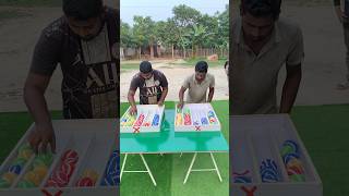 Who will match the ping pong balls first trending funnyvideo games viralvideo viralreels [upl. by Emad18]