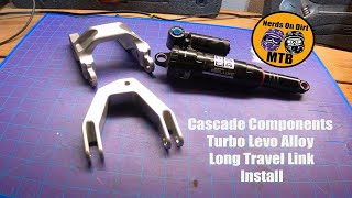 2022 Specialized Levo Alloy Cascade Components Long Travel Link Install [upl. by Dnamron]