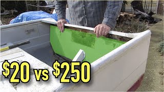 Boat Transom Replacement  Marine plywood coosa board or something else [upl. by Giliane]