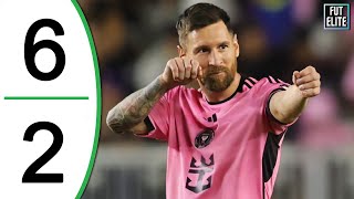 Lionel Messi HATTRICK  Inter Miami vs New England 62 Extended Highlights amp Goals 2024 [upl. by Dicky]