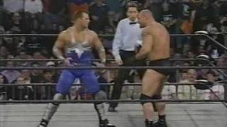 WCW Thunder February 12th 1998 Goldberg vs Glacier [upl. by Drogin328]