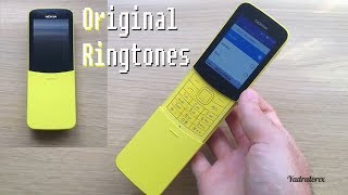 Nokia 8110 4G  ringtones alert tones and alarms [upl. by Kristel]