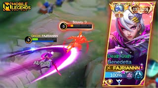 TOP GLOBAL BENEDETTA  BENEDETTA EXP ROTATION  BENEDETTA GAMEPLAY MOBILE LEGENDS [upl. by Tigdirb]