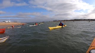 Kayaking the South Hayling Coastline with Portsmouth Canoe Club [upl. by Auberbach]