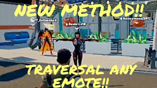 How to make any emote traversal in fortnite NEW METHOD [upl. by Jat]