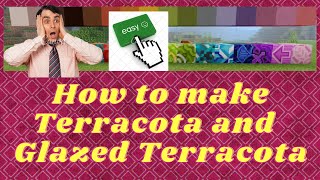 How to make Terracotta Glazed Terracotta UNDER 4 MINUTES 2022 [upl. by Atalya]