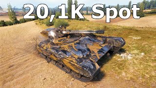 World of Tanks Vz 71 Tesák  201K Spot Damage [upl. by Ellinej885]