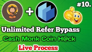 CASH MONK APP TRICK  UNLIMITED REFER BYPASS TRICK  PAYTM CASH INSTANT PER NUMBER  nrmtechnical [upl. by Galvan]