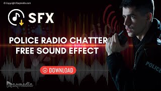 Police Chatter Sound Effect SFX HD 👮 Walkie Talkie Police Radio [upl. by Nolyk151]