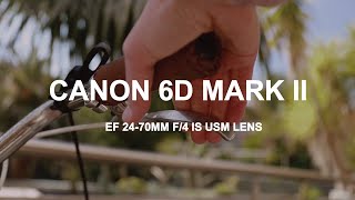 Canon 6D Mark 2  EF 2470mm f4 Lens  Video Test [upl. by Bunns]