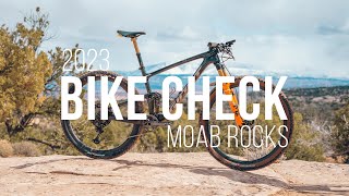 BIKE CHECK  Moab Rocks 2023  Coles Giant Anthem [upl. by Aserret]