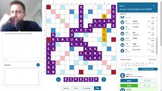 Scrabble game with commentary no479 [upl. by Eneluj]