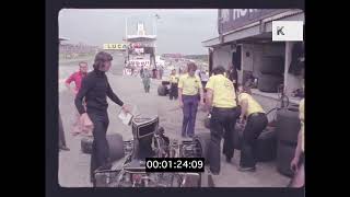 1970s UK Brands Hatch F1 Race JPS Pits [upl. by Howzell479]