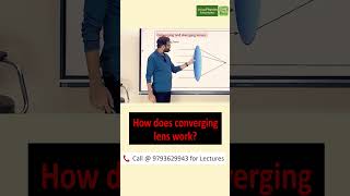 How Does Converging LENS Work   CONVERGING AND DIVERGING LENS  PHYSICS  JEE  NEET  shorts [upl. by Edroi]