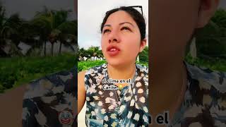 🤡el Caribe y su clima 😂 undiaconmigo vlog playa amanecer caribemexicano [upl. by Gaylord]