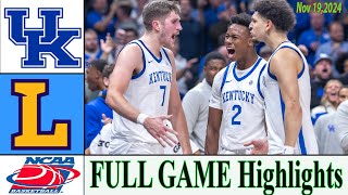 Kentucky vs Lipscomb Full Game Highlights 1St  College basketball 2024  Ncaa basketball 202425 [upl. by Staford]