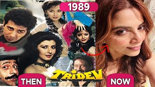 TRIDEV 19892023 MOVIE CAST  THEN AND NOW  thenandnow50 bollywood [upl. by Gagnon]