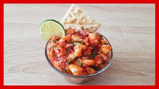 Ceviche de camarones estilo medio Peruano I Lorentix [upl. by Alamak]