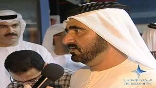 Mohammed bin Rashid answers questions at the CNBC centres [upl. by Terrena]