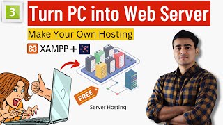 How to Turn PC into Hosting Server  Host Your Website for Free from Home  Xampp amp Packetriot [upl. by Ilac174]