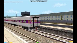 OpenBVE HD EXCLUSIVE MBTA F40PH 1000 Screamer Push Mode Operating On the Ballyfeckin Line [upl. by Faith]