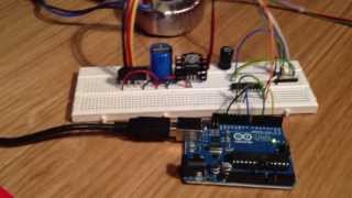 CNC Axis driving using Arduino UNO amp grbl [upl. by Bowman23]