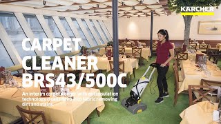 Karcher BRS 43500 C  Carpet Cleaner  How to use the carpet cleaner [upl. by Sabian]