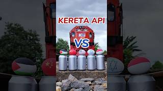 PALESTINE VS ISRAEL VS AMERIKA VS INDONESIA VS CHINA VERSI KERETA API shorts keretaapi videoviral [upl. by Obie]