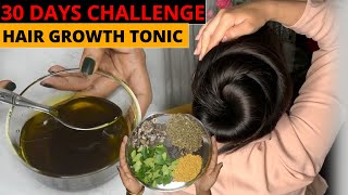 Long Hair Tonic Stop Hair Thinning amp Hair Fall Extreme Long Thick Hair Growth in 30 DaysHair Oil [upl. by Wons313]