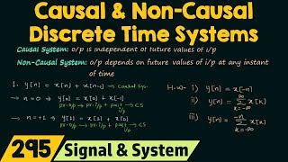 Causal and NonCausal Discrete Time Systems [upl. by Adnof]