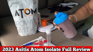 ASITIS Atom Isolate Whey Protein Honest Review And Labtest With Mb Procheck Kit Muscleblaze [upl. by Mars]