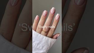 Tendencias manicura otoñoinvierno swirlnails nailsinspo [upl. by Shermy]