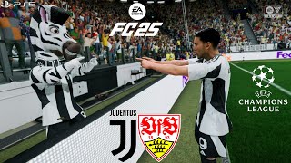 FC 25  JUVENTUS VS VFB STUTTGART  UEFA CHAMPIONS LEAGUE 2425  ALLIANZ STADIUM  ULTRA REALISM 4K [upl. by Louisette]