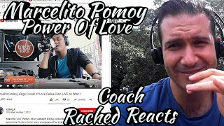 Vocal Coach Reaction amp Analysis  Marcelito Pomoy  Power Of Love [upl. by Arocet]