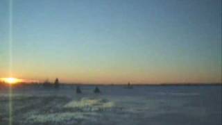 Open water ski doo sledding cameron lake [upl. by Okajima124]