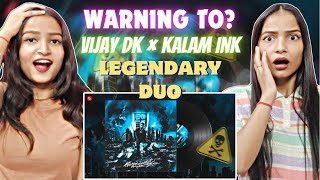 Warning  Vijay DK ft Kalam Ink  4THREE4LIFE  2K23  Reactions Hut [upl. by Opaline]