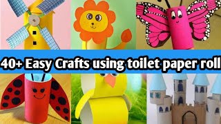 40 Easy toddler crafts using toilet paper roll toilet paper roll craftstissue paper roll crafts [upl. by Ahsemaj434]