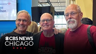 Man finishes his 46th Chicago Marathon [upl. by Pilif]