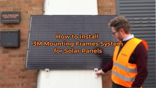 How to install Easy 3M Solar Panels Mounting System [upl. by Gwenni]