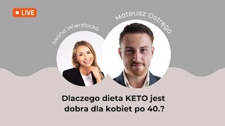 Dlaczego dieta keto jest dobra dla kobiet po 40  Iwona Wierzbicka LIVE [upl. by Ney991]