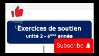 تصحيح تمارين اللغة الفرنسية لقسم السادسfrançais exerciceFrançais [upl. by Oflunra514]