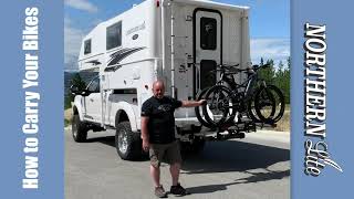 How To Carry Your Bikes On a Northern Lite Truck Camper [upl. by Assiran]