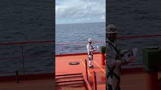 Life at sea 🚢  Rohit Chopra  merchantnavy sea shorts ytshorts [upl. by Yttam389]