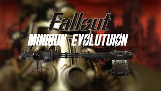 FALLOUT Minigun Comparison FALLOUT 3  FALLOUT 76 [upl. by Ahsenauq]