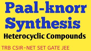 Paal knorr synthesis of furan pyrrole thiophene  tamil  SANTHOSHCHEMISTRY [upl. by Nhguaved]