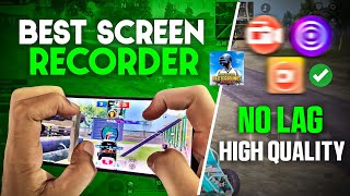 Best screen recorder for pubg amp bgmi  Best screen recorder for android  no lag screen recorder [upl. by Matthus]