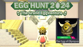 The Egg of Olympus Egg Hunt 2024 The Grand Eggventure  RetroStudio  Roblox [upl. by Bearnard]